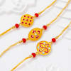 Gift Mandana Meenakari Rakhis And Chocolates Hamper
