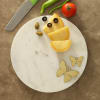 Marble Cheese Platter with Inlay Work Online
