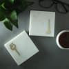 Marble Coasters with Yoga Designs in Brass (Set of 2) Online
