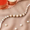 Gift Marble Effect Beads And CZ Rakhi