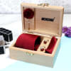 Shop Maroon Necktie Set in Personalized Gift Box