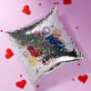 Buy Marvel Sequin Personalized Cushion