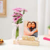 Shop Mauve Memories Personalized Photo Stand For Mom