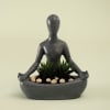 Gift Meditative Woman Resin Planter - Without Plant