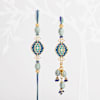Meenakari And CZ Stone Work Bhaiya Bhabhi Rakhi Online