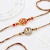Gift Meenakari Khanda And Ek Onkar Rakhis - Set Of 2