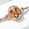 Gift Meenakari Lord Ganesh Rakhi