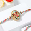 Meenakari Lord Ganesh Rakhi Online