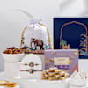 Meenakari Peacock Rakhi Hamper Online