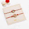 Buy Meenakari Tree Of Life And Peacock Rakhis - Set Of 2