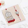 Buy Mehrab Design Kundan And Pearl Work Bhaiya Bhabhi Rakhi