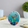 Gift Mermaid Caricature Personalized Wooden Table Clock