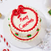 Gift Merry Christmas Cream Cake (500 Grams)