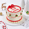 Shop Merry Christmas Cream Cake (500 Grams)