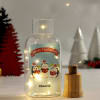 Gift Merry Christmas Personalized LED Lights Glass Bottle