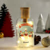 Merry Christmas Personalized LED Lights Glass Bottle Online
