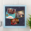 Merry Christmas Personalized Photo Frame - Blue Online