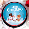 Gift Merry Christmas Snowman Poster Cake