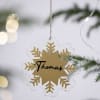 Gift Mesmerizing Snowflake Ornament - Personalized - Set Of 2
