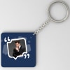 Message Pop up Photo Square Shaped Key chain Online