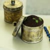 Gift Metal Oxidized Containers - Set of 3