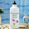 Metal Sipper Bottle For Mom Personalized With 1 Name Contains 600 Ml Liquid Online