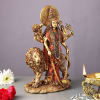 Gift Metal Toned Standing Durga Maa Idol