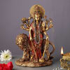 Metal Toned Standing Durga Maa Idol Online
