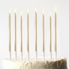 Metallic Cake Candles 8 Piece Online