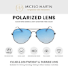 Buy Micelo Martin Aviator Sunglasses