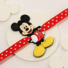 Gift Mickey Mouse Rakhi And Chocolates