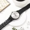 Gift Midnight Elegance Personalized Men's Watch - Black