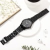 Shop Midnight Elegance Personalized Men's Watch - Black