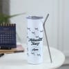 Gift Millennial Tears Personalized Stainless Steel Tumbler With Straw