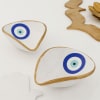 Gift Minimalist Evil Eye Diya - Set Of 2