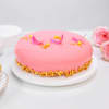 Gift Mirror-Glazed Vanilla Mousse Cake (Half Kg)