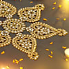 Gift Mirror Work Patch DIY Rangoli (Set of 7)