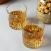 Shop Mirrored Round Tray With Whiskey Glasses (Set of 2)