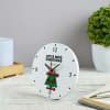 Gift Miss Christmas Personalized Wooden Table Clock