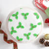 Buy Mistletoe Christmas Semi Fondant Cake (600 gm)