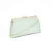 Gift Modern Clutch With Detachable Chain Sling - Pastel Green