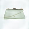 Modern Clutch With Detachable Chain Sling - Pastel Green Online