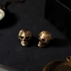 Modern Skull Brass Cufflinks For Men Online