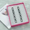 Shop Modish Black Geometric Pattern Earring