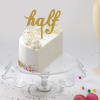 Gift Moist and Frosted Half Birthday Cake (1 Kg)