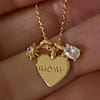Mom Heart Metal Pendant Necklace Online