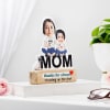Gift Mom Of Girl Personalized Caricature Stand