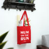 Gift Mom On The Run Red Shopping Bag