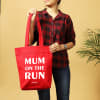 Buy Mom On The Run Red Shopping Bag