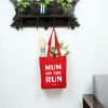 Mom On The Run Red Shopping Bag Online